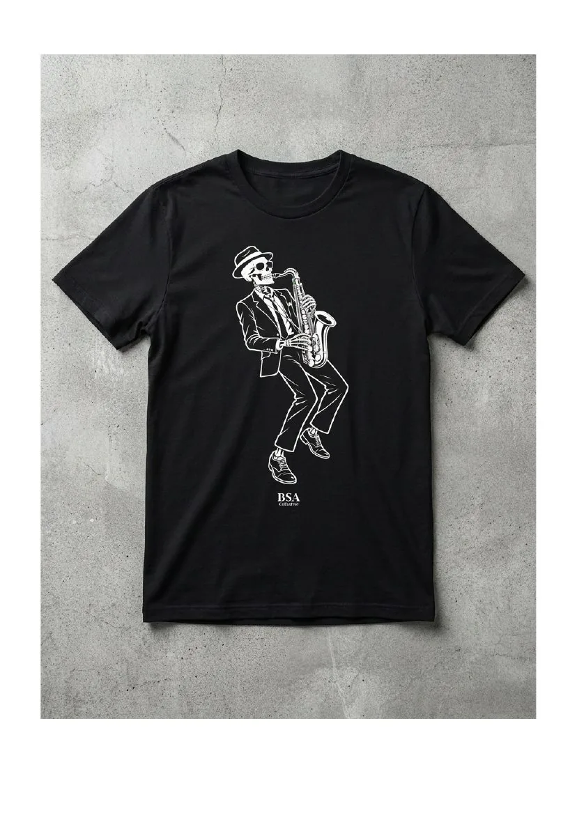 Saxophone Skeleton